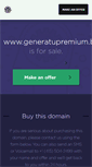 Mobile Screenshot of generatupremium.biz