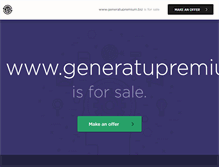 Tablet Screenshot of generatupremium.biz